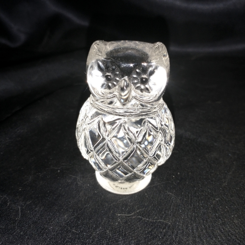 Crystal owl Bradford exchange.
